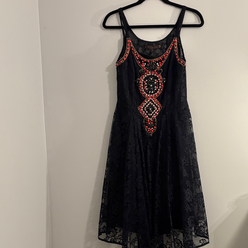 Trelise Cooper Lace Embellished Midi Dress Size 8